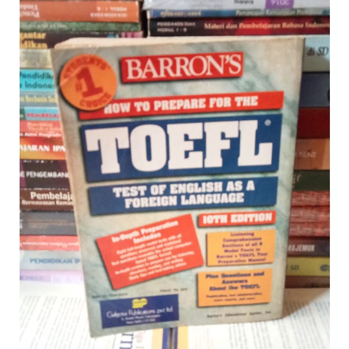 ORIGINAL BUKU BARRON'S TOEFL
