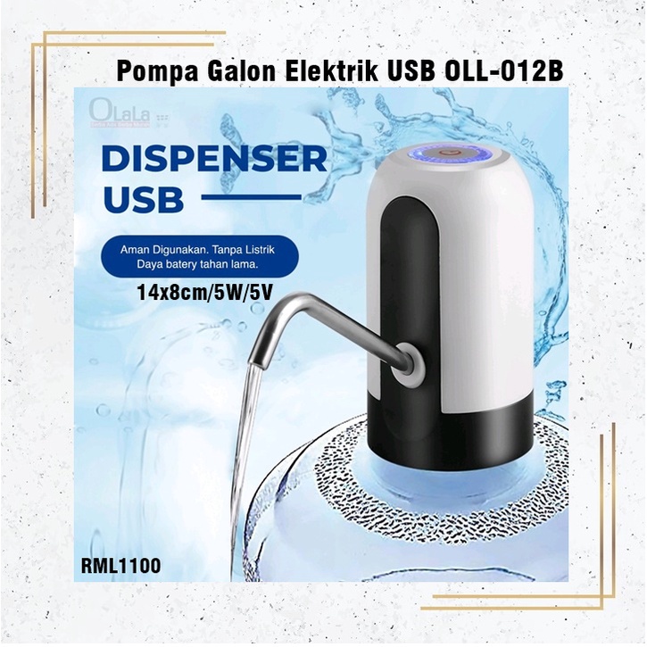 Pompa/Dispenser Galon Elektrik USB Rechargeable