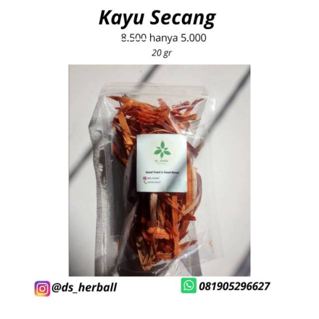 

Kayu secang isi 20gr