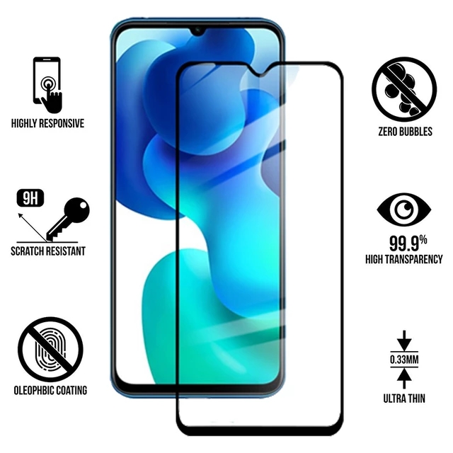 Pelindung Layar Tempered Glass 9d Untuk Oppo A95 A53 2020 A74 A16 A9 A5 A31 2020 Reno 6 4 (4G) A92 A52 A72 A7 A12 A5S A3S A12E A37 F9