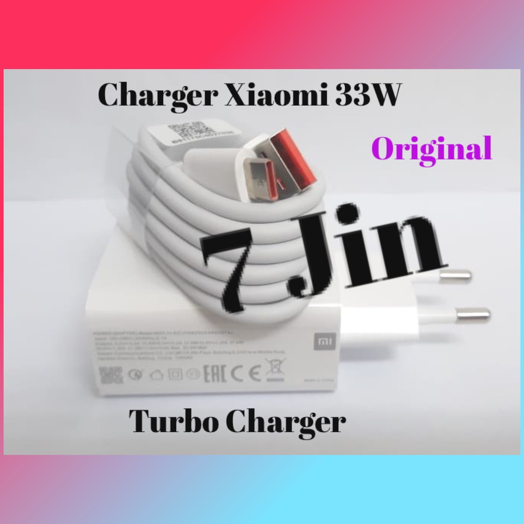 Charger Xiaomi Redmi Note 9 Pro Redmi Note 10 10 Pro Turbo Charging Max 33 Watt Original