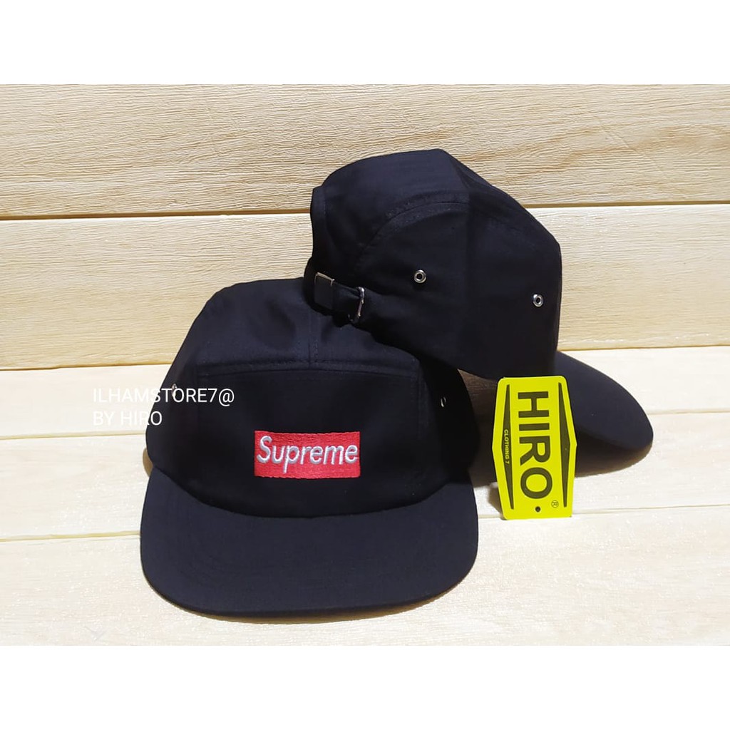 [COD]Topi Snapback Hip-Hop Bordir SUPREM New Model/Topi Lima Panel/Topi Distro Terlaris