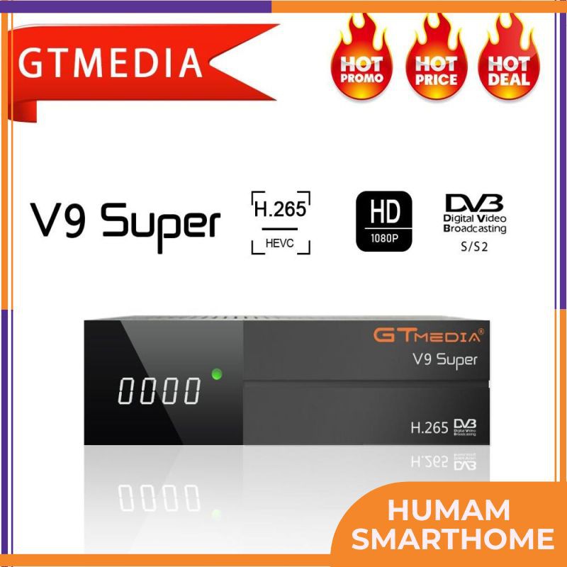 Receiver Tv Digital Original GTMEDIA V9 SUPER DVB-S2 Digital Satellite Receiver decoder tv