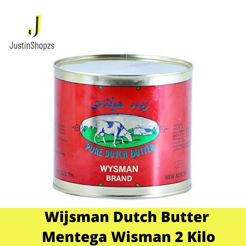 Mentega Wisman Salted Butter Wijsman Dutch Butter 2 Kilo Asli Original Mentega Impor