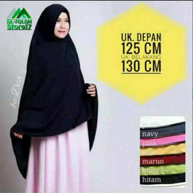 Khimar / hijab khimar non pet syar'i super jumbo bisa pake
mukena / Khimar mukena