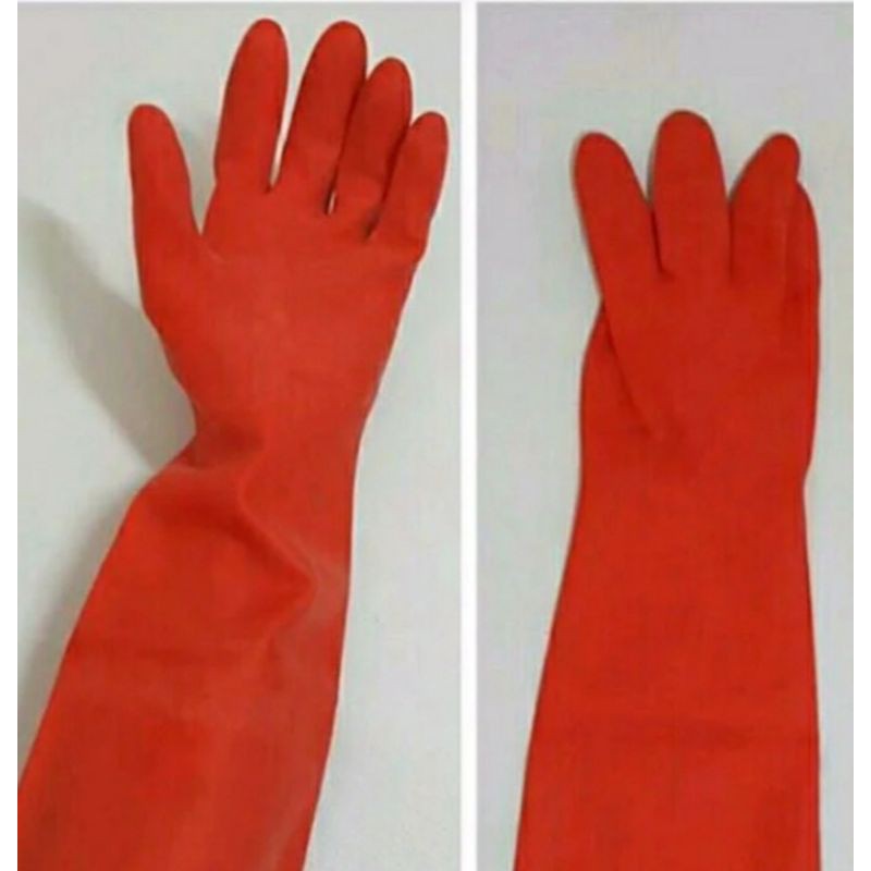 Sarung Tangan Karet Latex 16 Inch