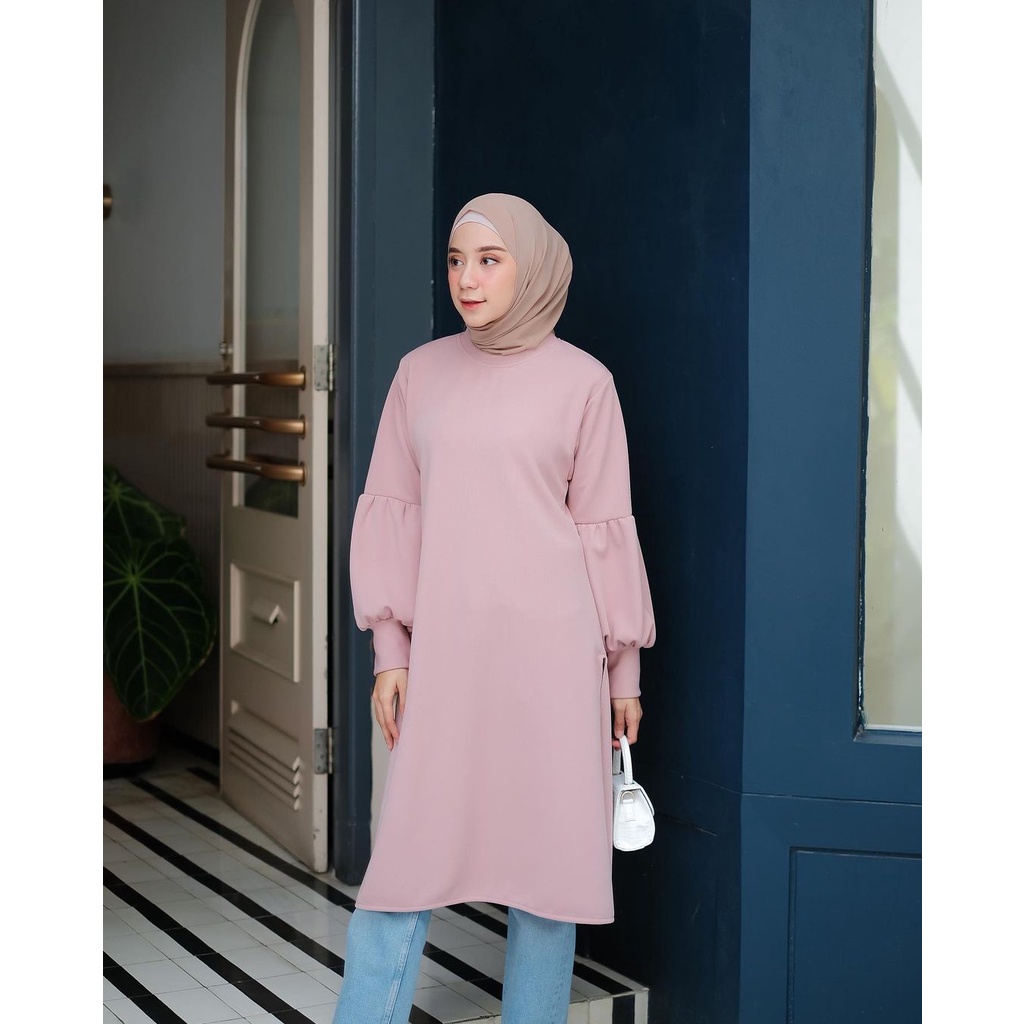 Baju Atasan Wanita Viral Hits Mikarosh Tunik Shakila / Baju Tunik Trending 2021