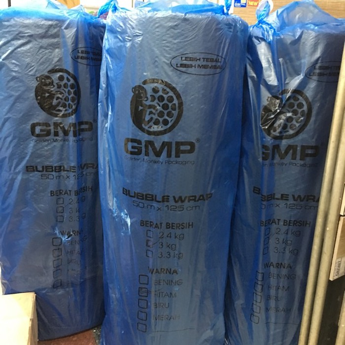 

Bubble wrap - 125cm x 50m - Hitam