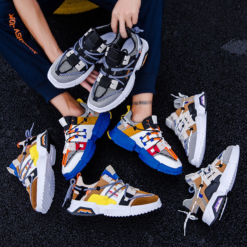 [COD] Sepatu Sneakers Fashion Pria Import -  Sepatu pria trendy casual cakep Ala korea K-POP 198