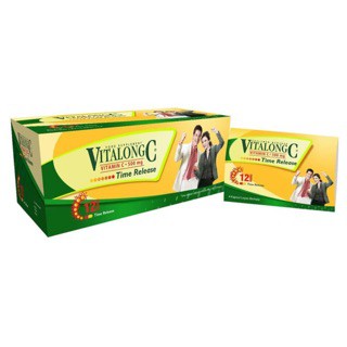 Original!! Vitalong C Botol Isi 30 Kapsul Vitamin C Aman di Lambung Tahan Lama 12 Jam Timed Release