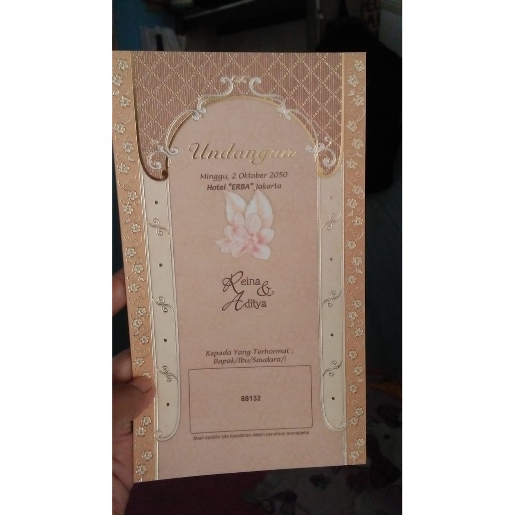 blanko kosong undangan nikah nikahan era baru 88132