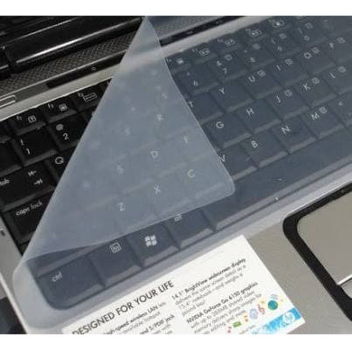 Keyboard Protector Notebook Bening Transparan 14 Inch