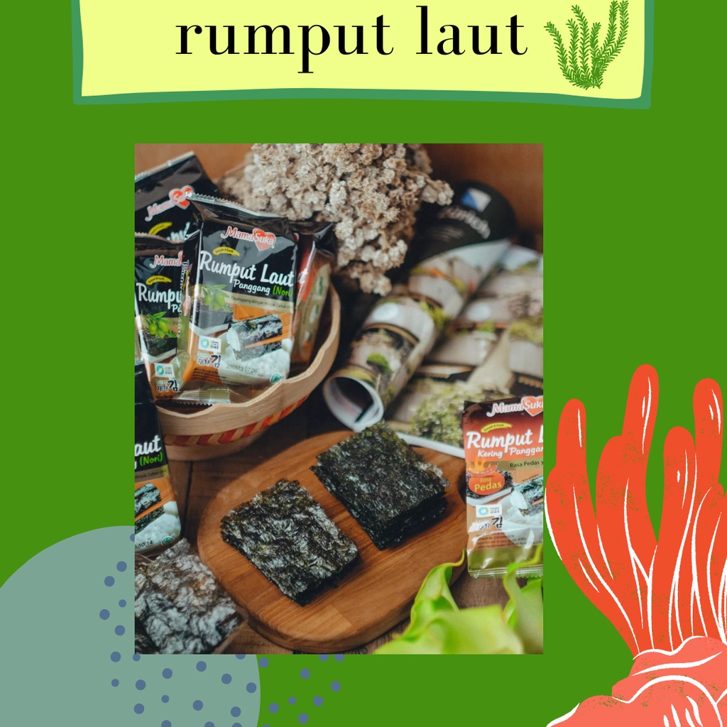 

Mamasuka Rumput Laut isi 2 Packs ORIGINAL