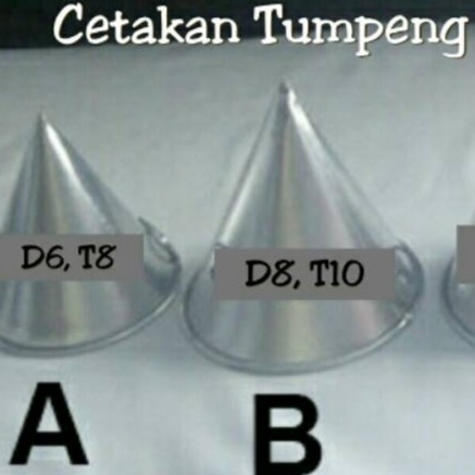 Cetakan Tumpeng Mini Bahan Aluminium Kualitas Bagus