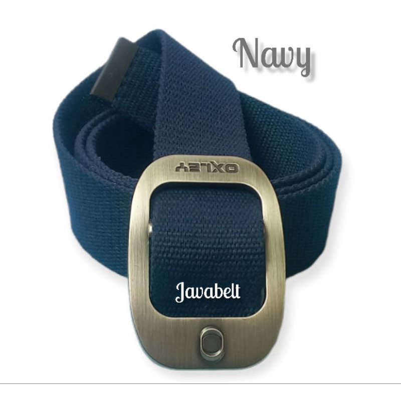 Ikat Pinggang Pria Wanita Gesper Kanvas Tacticaly