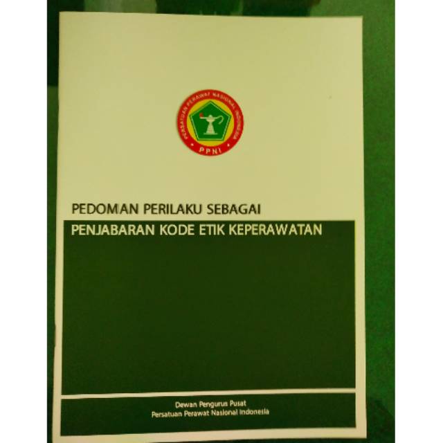 Buku pedoman kode etik perawat