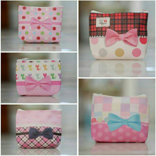 Dompet koin fancy ribbon