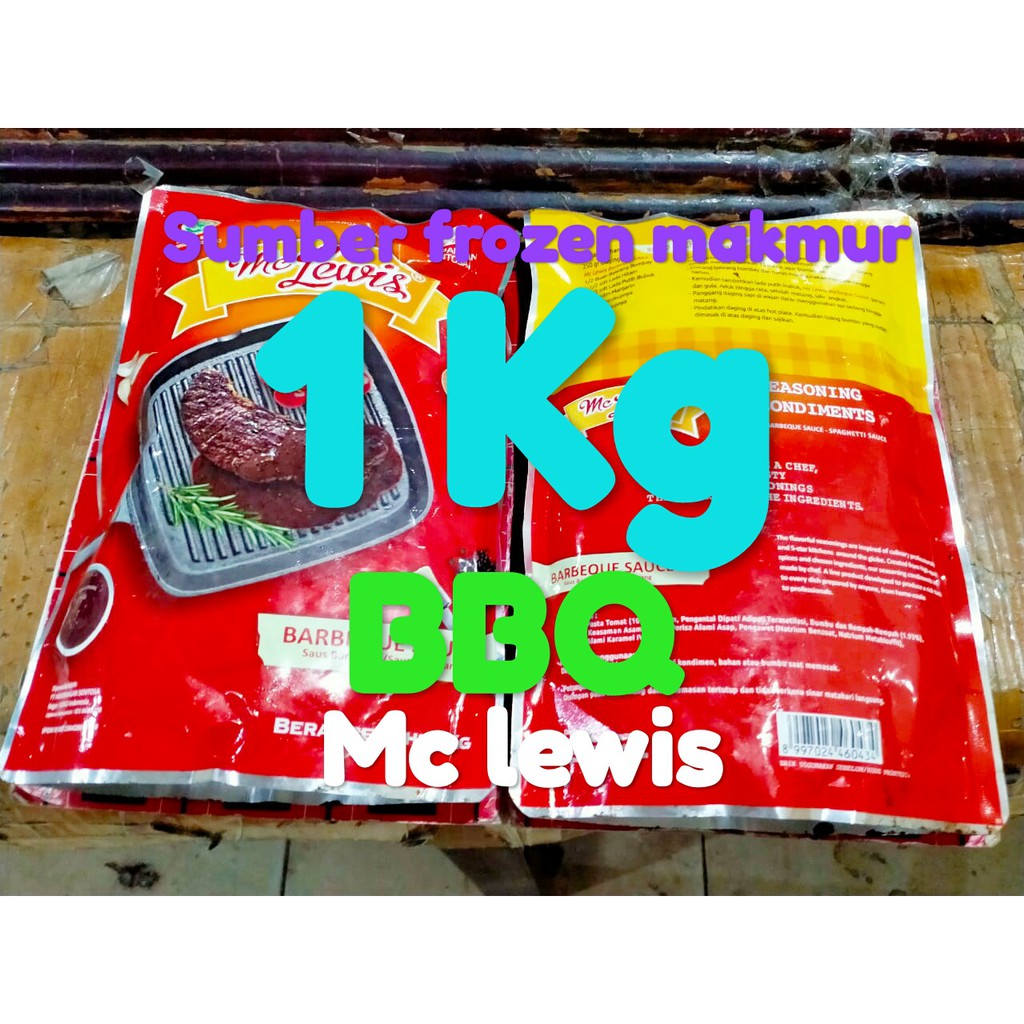 

saus barbeque sauce 1 kg mc lewis