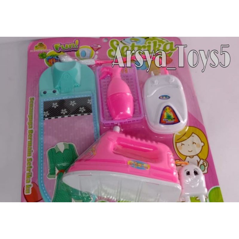 Mainan Anak perempuan Setrika / iron set