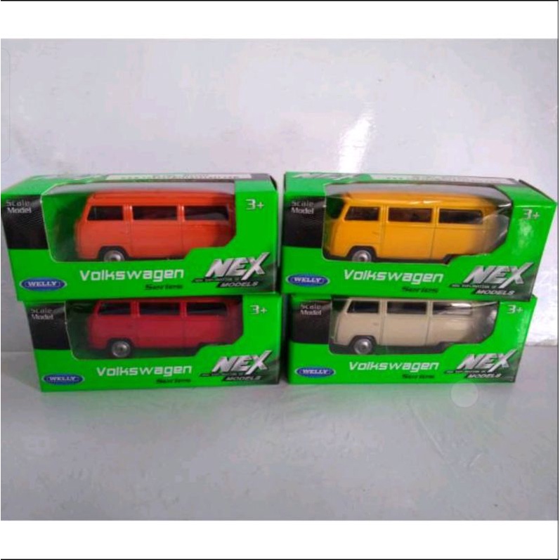 Diecast vw bus T2 classic skala 60 besi