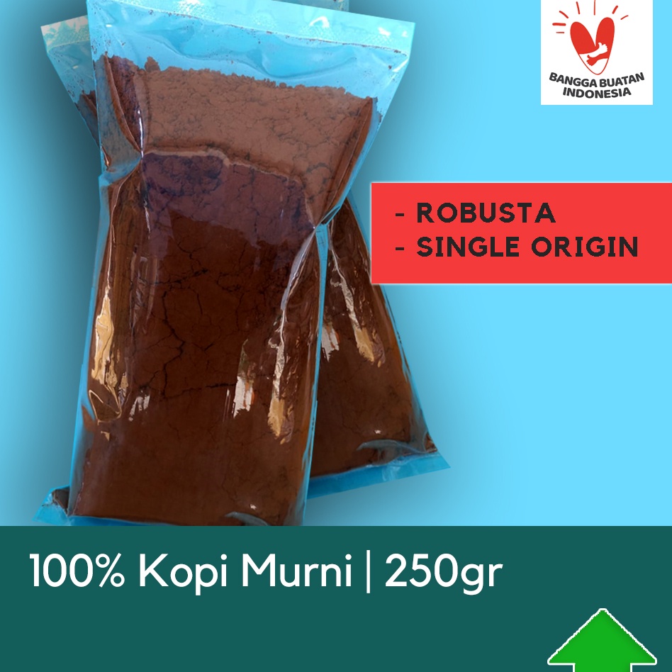 

Bubuk Kopi Murni, Robusta Java Single Origin 250 gram