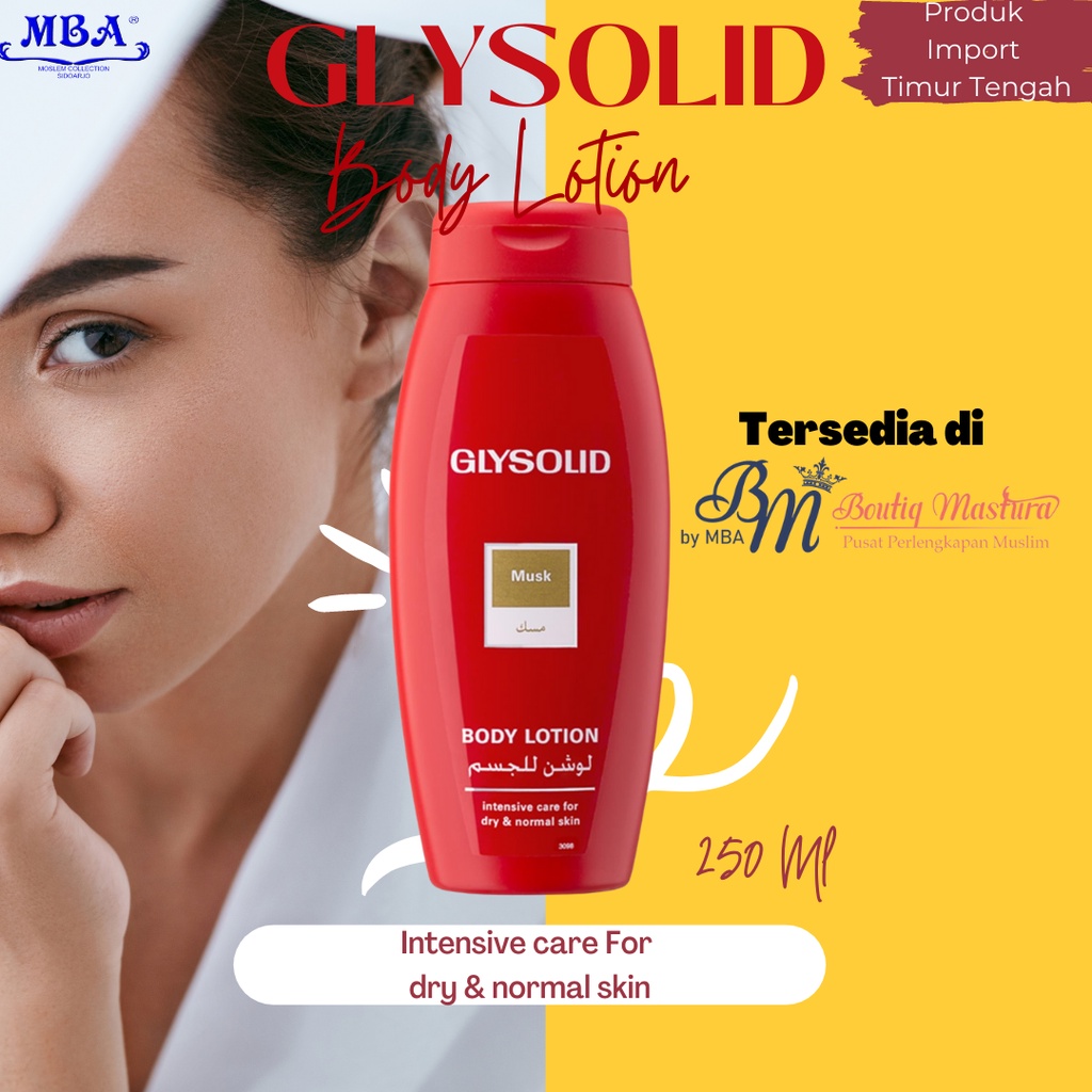 Jual Glysolid Body Lotion Musk 250 ml Shopee Indonesia