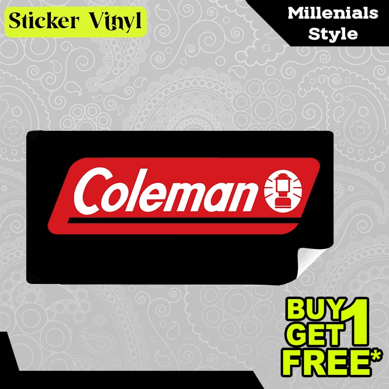 

Stiker Sticker Coleman Logo Gambar Unik Desain Keren dan Kekinian Aesthetic Bahan Vinyl Satuan Anti Air