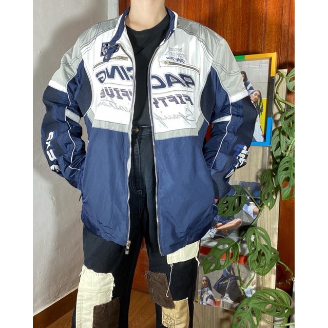 JAKET RACING EXR NAVY