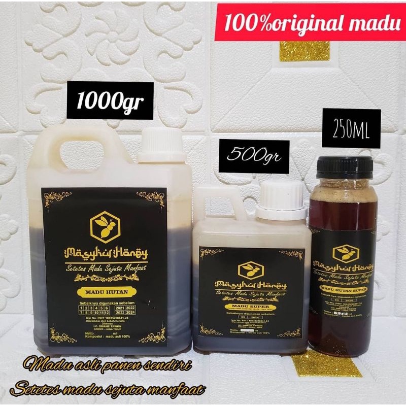 

MADU ASLI MURNI SUPER DARI PETERNAKAN KEMASAN 1000GR