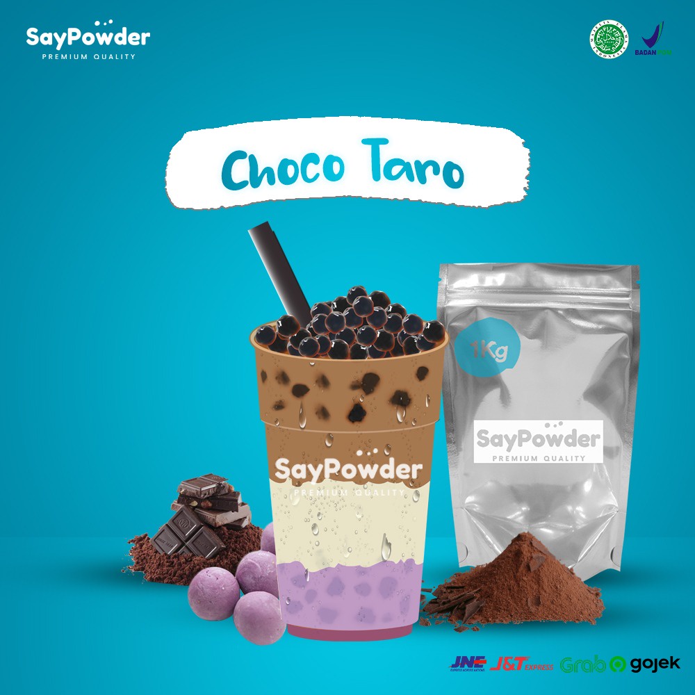 Bubuk Minuman Choco Taro 1000gr Mix Sugar serbuk minuman Best Seller / minuman bubuk / premium powder drink / minuman kekinian