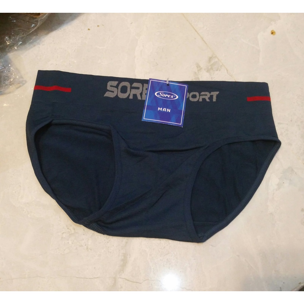 (1biji) Cd Pria Sorex M 3801 Rajut Seamless |tp