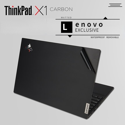 LENOVO Stiker Skin Matte Hitam 3 Sisi 14 '' 15.6 '' 13 '' 13 '' '' Y7000 R9000 YOGA 7 E4-5S Idlpad 3ea