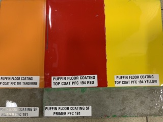 Puffin paint Cat  lantai epoxy  self leveling PUFFIN 195 