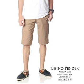  CELANA  CHINO PENDEK  PRIA Bahan Katun  Twill  Halus Adem 