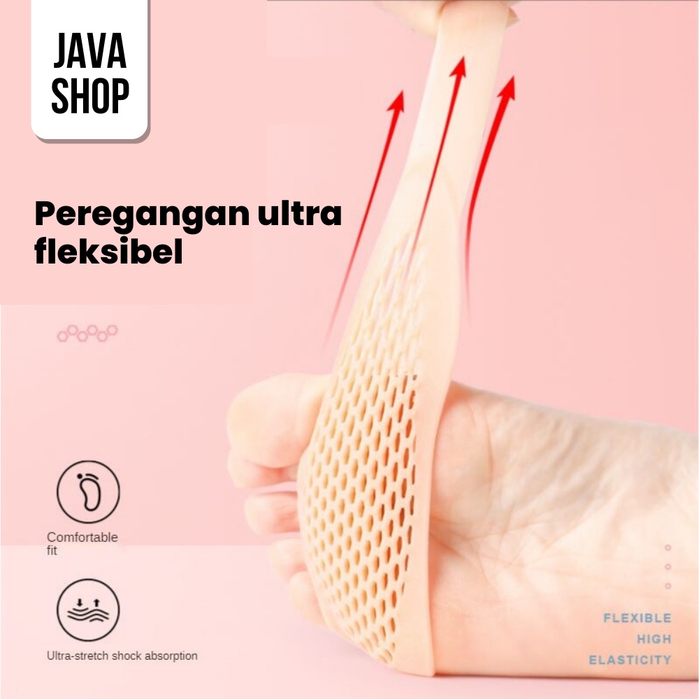 JAVASHOP Bantalan Kaki Silikon Pelindung Telapak Kaki Silicone Forefood