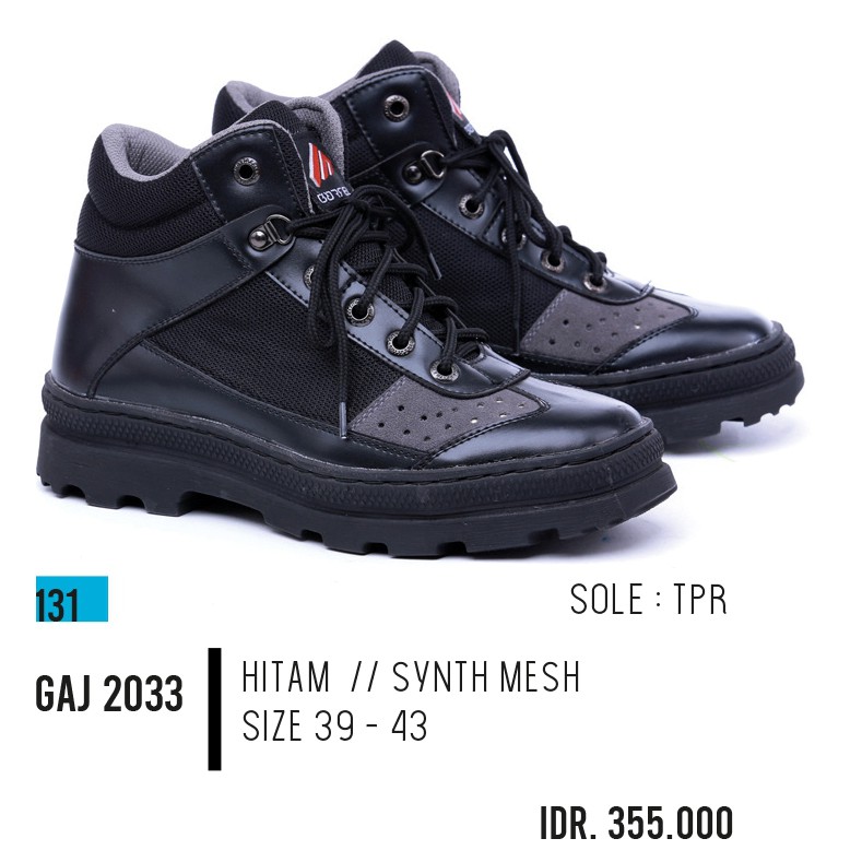 sepatu gunung,sepatu boots pria,sepatu hiking&amp;tracking GAJ 2033