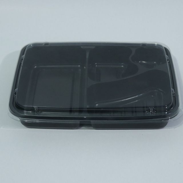 Mika Bento /Box Tray Bento/Nasi Bento - HITAM