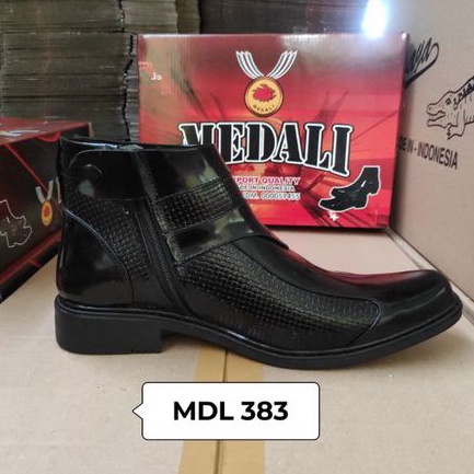 Sepatu kulit pria PDH boots polri TNI security guard PNS sepatu Kerja formal Tampil lebih keren