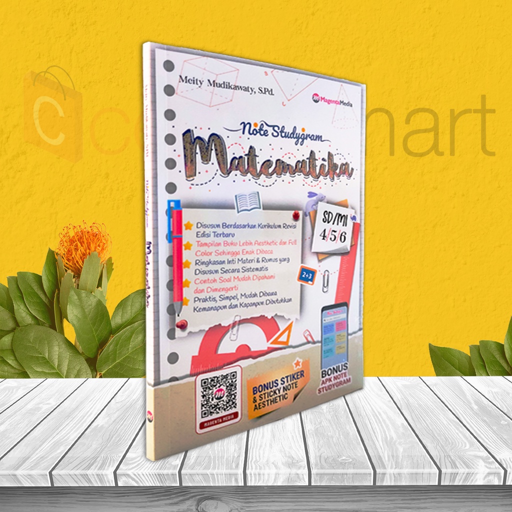 BUKU MATEMATIKA SD - BUKU RUMUS MATEMATIKA SD - NOTE STUDYGRAM MATEMATIKA SD/MI 4,5,6