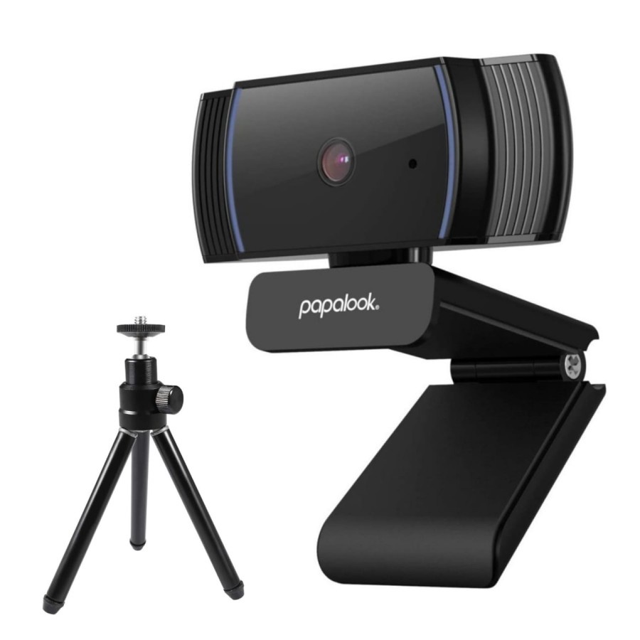 PAPALOOK WEBCAM 1080P 30FPS + AUSDOM TRIPOD WEBCAM BUNDLE- AF925 + LT1