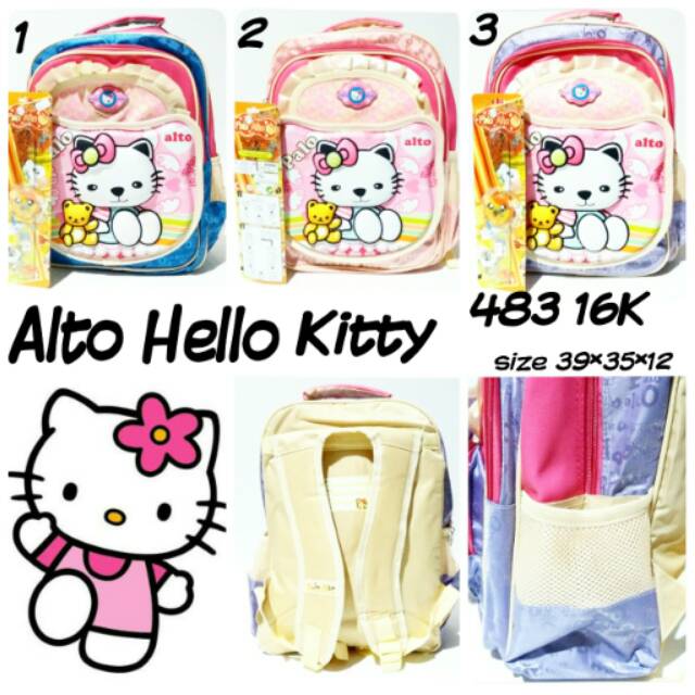 Tas ransel anak karakter Helli Kitty alto 48316K tas sekolah anak terbaru dan termurah