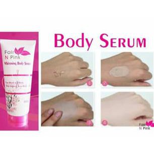 Perawatan Tubuh Fair N Pink Whitening Body Serum Perawatan Tubuh