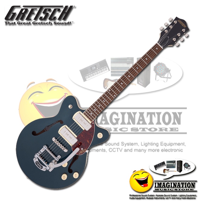 Gretsch G2655T-P90 Streamliner Center Block Jr. Double-Cut P90 Electric Guitar - Midnight Sapphire