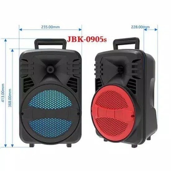 Speaker karaoke bluetooth Wireless JBK 0906s / Speaker Koper JBK Karaoke 0903S/0906s 8inch"