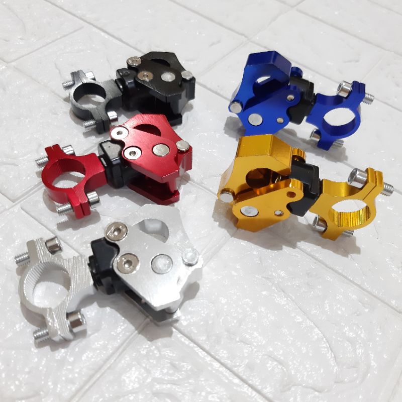 GANTUNGAN BARANG CNC LIPAT PLUS KLEMAN MOTOR PCX LEXY VIXION RX KING FINO SCOOPY DLL