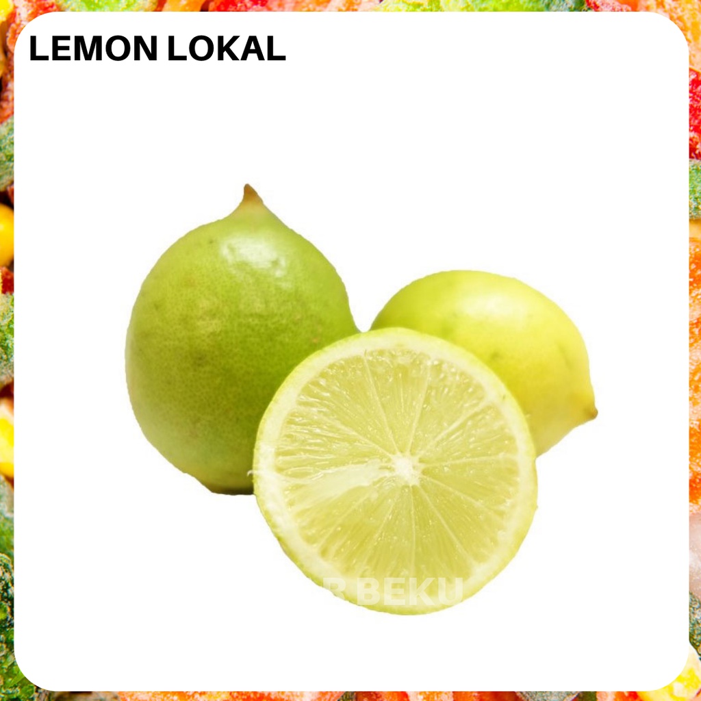 

(Khusus AREA SUMBAR) Jeruk Lemon Lokal Segar 500gr Buah Fresh Pasar Beku Frozen Food Padang