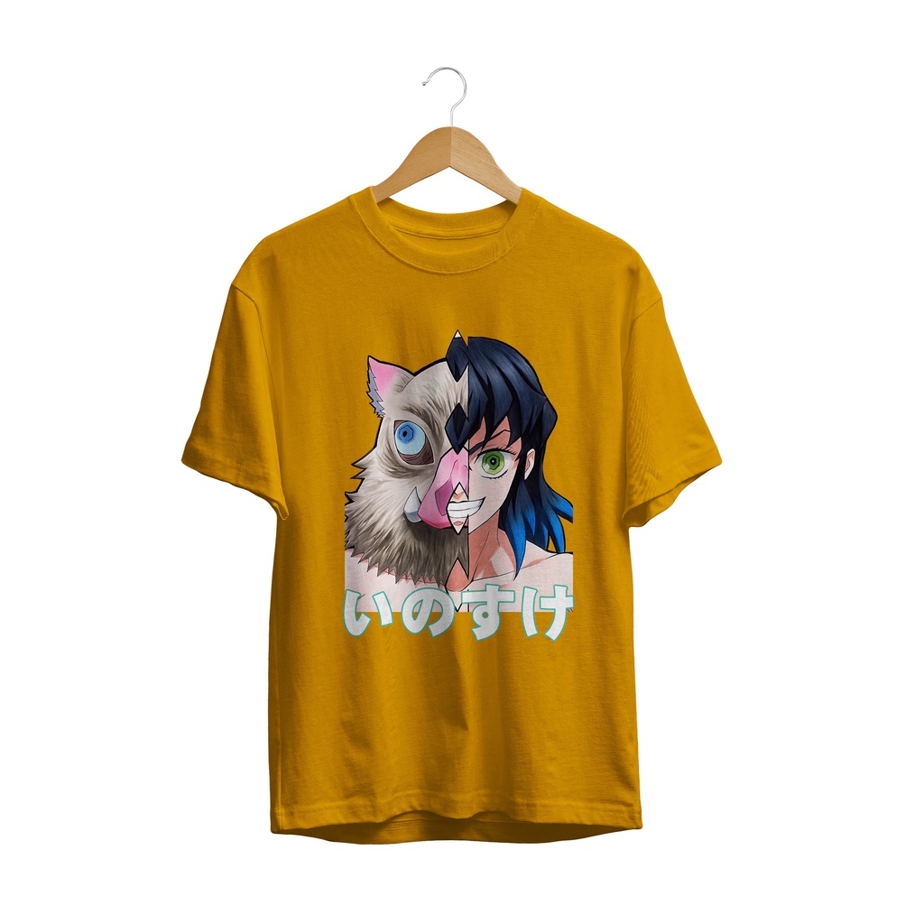 KAOS DISTRO DEMON SLAYER SERIES INOSUKE PIG ANIME TERBARU