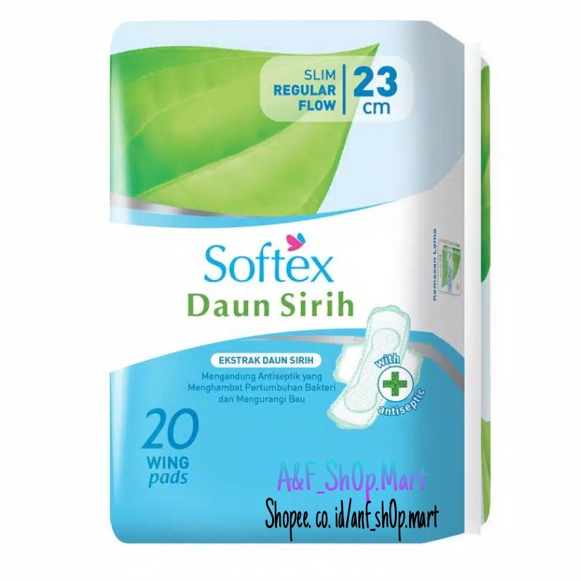 SOFTEX DAUN SIRIH PEMBALUT WING 23cm 20pads - ORIGINAL