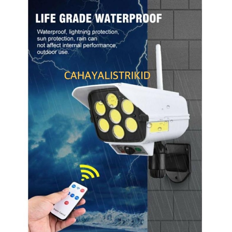 LAMPU SOLAR 77LED WATERPROOF SOLAR MOTOIN SENSOR LIGHT OUTDOOR LAMPU SOLAR LED