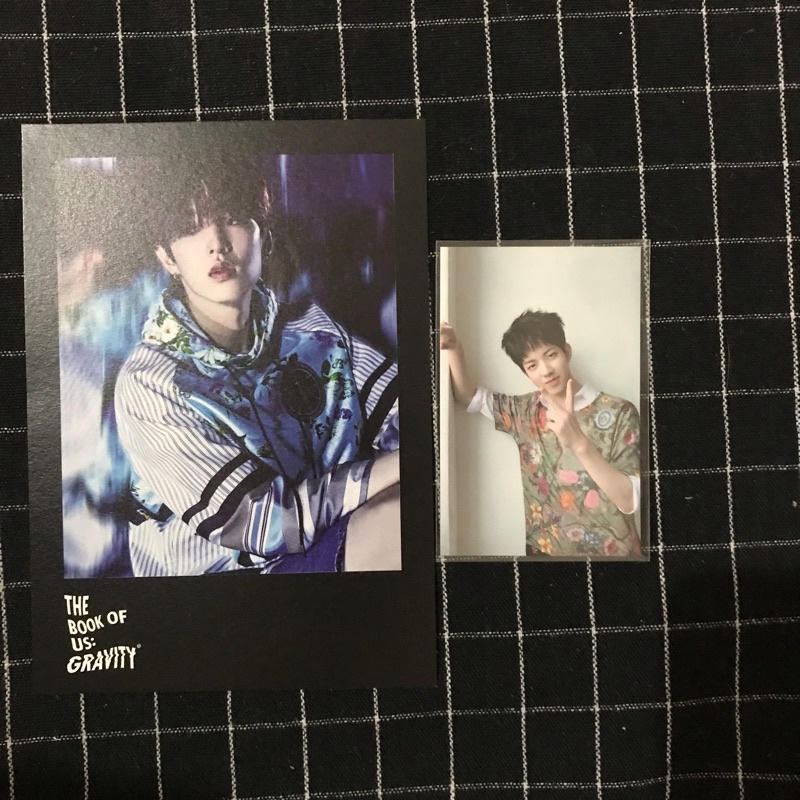 ready stock photocard gravity dowoon jae postcard the book of us